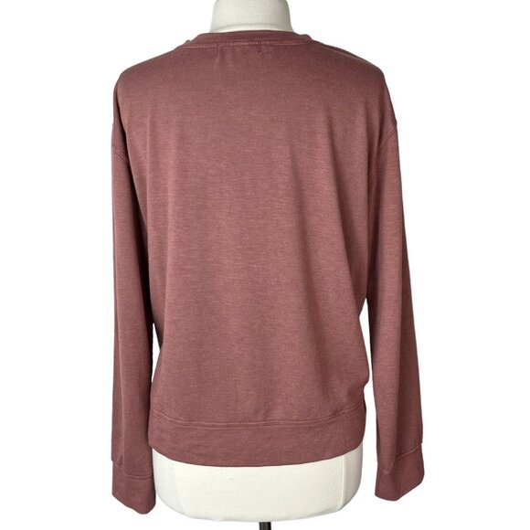 Knox Rose Shirt Womens XXL Pink Pull Over Long Sleeves Front Twist - Picture 2 of 7